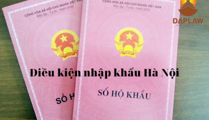 ĐIỀU KIỆN NHẬP KHẨU HÀ NỘI THEO QUY ĐỊNH MỚI NHẤT